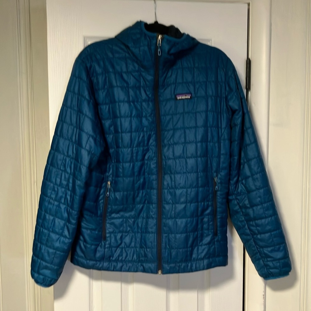Patagonia Blue Nano Puff Hoody Jacket